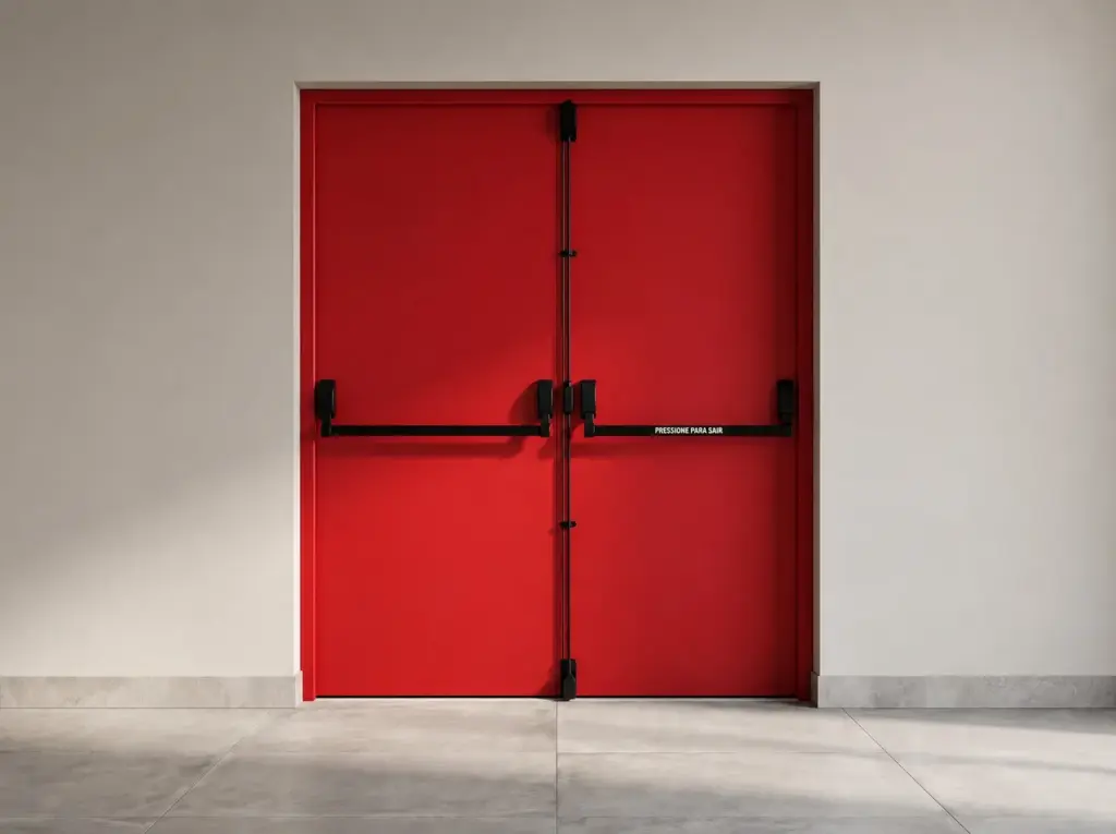 porta corta fogo dupla para condomínio